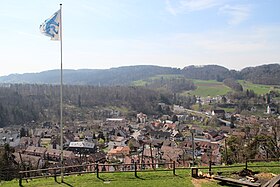 Blick auf Freienstein von der Ruine aus