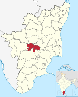 Location in Tamil Nadu, India