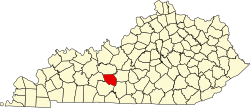 Carlisle County na mapě Kentucky