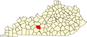 Localisation de Comté d'EdmonsonEdmonson County