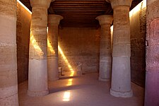 Columns in the Lion Temple