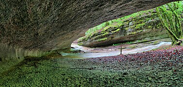 Abri-sous-roche aux Baumes Bourla.