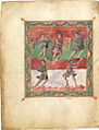 David et ses musiciens (folio 1v)