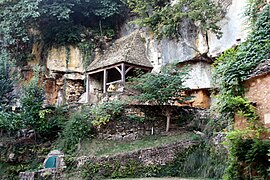 L'entrée de la grotte du Sorcier.