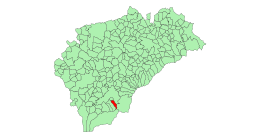 Navas de Riofrío – Mappa