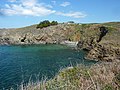 L'anse de Brenterc'h et les falaises avoisinantes.