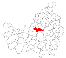 Location in Cluj County