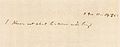 Pessoanın son yazısı, 29.11.1935. "I know not what tomorrow will bring" ("Sabahın nə gətirəcəyini bilmirəm").