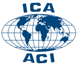 Logo Mezinárodní kartografické asociace
