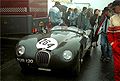 Jaguar C-Type von 1953 beim Oldtimer-Grand-Prix 2002 auf dem Nürburgring