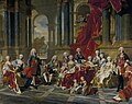 La familia de Felipe V, de Louis-Michel van Loo (1743, óleo sobre lienzo, 408 × 520 cm).