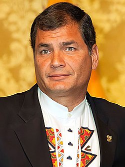 Rafael Correa vuonna 2013.