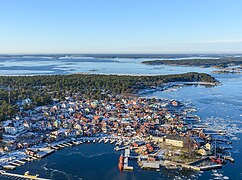 Sandhamn, Archipel de Stockholm en Suède.