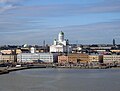 Blick auf Helsinki vom Meer