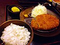吉列豬排套餐，是日本現代化的豬肉料理