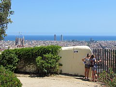 Vue partielle depuis une hauteur de la ville.