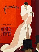 Léon Bénigni, cover design for Femina magazine, 1920s