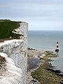 Image 2Beachy Head and lighthouse, Eastbourne, East Sussex (from Portal:East Sussex/Selected pictures)
