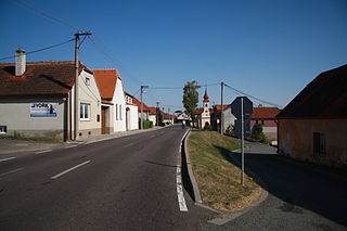 Silnice II/152 v Třebelovicích