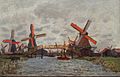 Claude Monet: Molins de vent a la rodalia de Zaandam