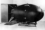 One of the first nuclear bombs.