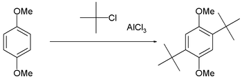 1,4-dimetoksibenzenin t-bütilasyonu