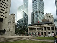 Statue Square abuts Connaught Road