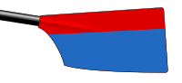 Image showing the rowing club's blade colours