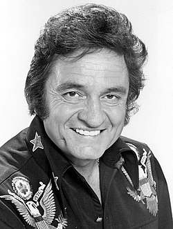 Johnny Cash vuonna 1977.