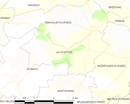 La Courtète - Localizazion