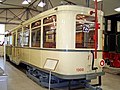 Vierachsiger Niederflurbeiwagen der Frankfurter Lokalbahn, gebaut 1923 von der Waggonfabrik Uerdingen