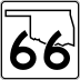 State Highway 66 marker