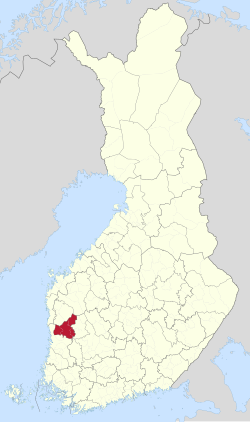 Location of Northern Satakunta