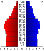 Bevolkingspiramide Clark County