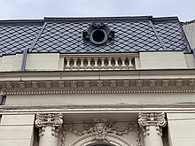 Very beautiful roof window of the house with no. 3 on Cristofor Columb street in Bucharest (Romania).jpg