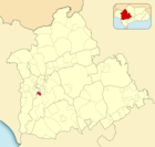Расположение муниципалитета Альменсилья на карте провинции
