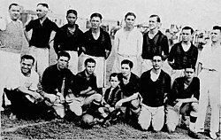 Equipo de Nueva Chicago en 1933, campeón del torneo