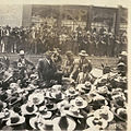 Greene addressing striking miners in Cananea in 1906.