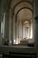 Notre-Dame in Cunault bei Saumur, romanisch, ab 1100, Scheitelkapelle verloren