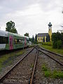 Frauenau: Kirche und Waldbahn