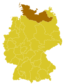 Arcidiecéze hamburská Erzbistum Hamburg (něm.) na mapě