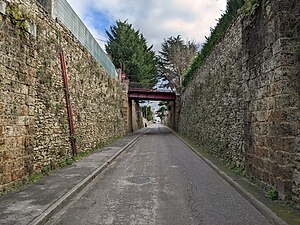 Tranchée de l'Arpajonnais à Linas.