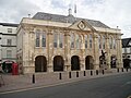 The Shire Hall, built in 1724, dominates Agincourt Square