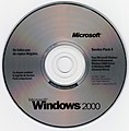 Windows 2000 SP4 installation disc