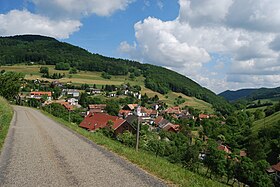 Wisen, im Hintergrund der Wisnerberg, Ansicht von Süden