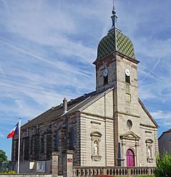 The church in Baudoncourt