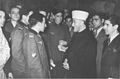 Azeri Lejyonu'nun gönüllüleriyle sohbet ederken (19 Aralık 1942, Haus der Flieger, Berlin)