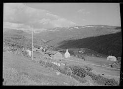 View of the village area in 1948