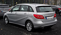 2012 Mercedes-Benz B 180 BlueEFFICIENCY (pre-facelift; rear)