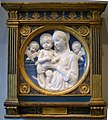 Andrea della Robbia, Madonna and Child with Cherubin, 1485